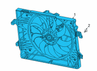 OEM Ram Fan Assembly-Radiator Cooling Diagram - 68268606AE