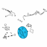 OEM 2018 Hyundai Sonata Booster Assembly-Vacuum Diagram - 59110-C1400