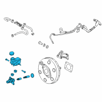 OEM 2017 Hyundai Sonata Cylinder Assembly-Brake Master Diagram - 58510-C1200