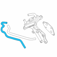 OEM 2009 Nissan Altima Hose-Water Diagram - 21306-JB52D