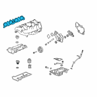 OEM Pontiac Solstice Manifold Gasket Diagram - 12589366