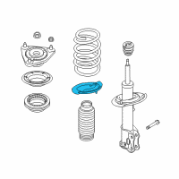 OEM Kia Forte Koup Pad-Front Spring Lower Diagram - 54633A7000