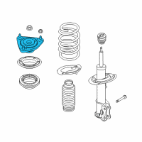 OEM 2017 Kia Forte Insulator Assembly-Strut Diagram - 54610A5000