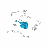 OEM Honda Civic Canister Assembly Diagram - 17011-SNC-L02