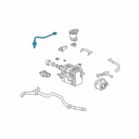 OEM 2008 Honda Civic Sensor, Rear Oxygen Diagram - 36532-RMX-A01