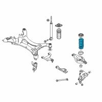 OEM 2020 Nissan Murano Spring-Rear SUSPENSIONON Diagram - 55020-5AA0C