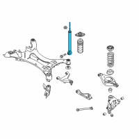 OEM 2019 Nissan Murano Service File ABSORBER Kit, Rear Diagram - 56210-5AA0C