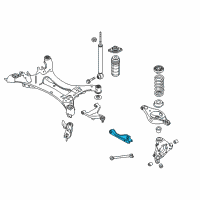 OEM 2016 Nissan Murano Link Complete-Lower, Rear Suspension LH Diagram - 551A1-5BC0A