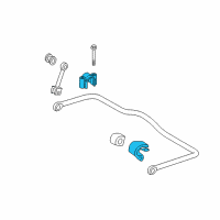 OEM Dodge Sprinter 3500 Bracket-STABILIZER Bar BUSHING Diagram - 68013811AA