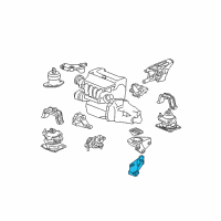 OEM 2007 Acura TSX Bracket, Transmission Mount (Upper) Diagram - 50670-SEA-E11