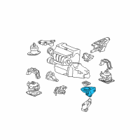 OEM Rubber, Transmission Mounting (Upper) Diagram - 50870-SEA-E01