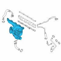 OEM BMW X2 Exchange.Turbocharger W.Exhaust Manifold Diagram - 11-65-8-626-637