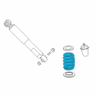 OEM 2017 Lexus NX200t Spring, Coil, Rear Diagram - 48231-78010