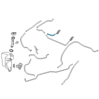 OEM 2018 Honda HR-V Tube 4X7X230 Diagram - 76895-T7W-A01