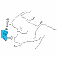 OEM 2016 Honda HR-V Tank Washer (2.5L Diagram - 76841-T7W-A11