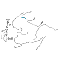 OEM 2018 Honda HR-V Tube 4X7X310 Diagram - 76894-T7W-A01