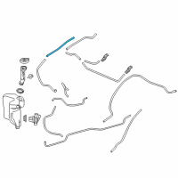 OEM Honda Tube 4X7X330 Diagram - 76886-T7W-A01