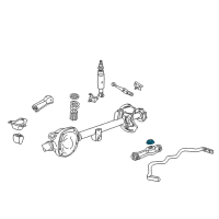 OEM 1987 Ford Mustang Lower Insulator Diagram - D8BZ-5536-A