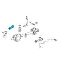 OEM 2000 Ford Mustang Upper Suspension Arm Diagram - F4ZZ-5500-CA