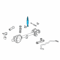 OEM 2004 Ford Mustang Shock Diagram - BU2Z-18V125-BT