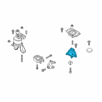 OEM 2015 Ford Edge Transmission Mount Diagram - F2GZ-7M125-A