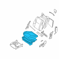 OEM 2005 Infiniti Q45 Seat Cushion Pad Diagram - 87350AT920