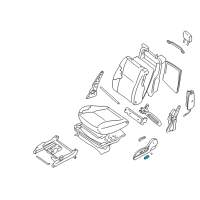 OEM Infiniti Q45 Front Seat Slide Switch Knob, Right Diagram - 87012-AR407