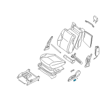 OEM 2004 Infiniti Q45 Front Seat Slide Switch Knob, Right Diagram - 87012-AR407