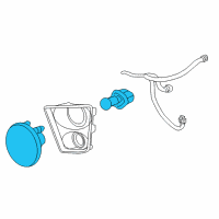 OEM Chevrolet Daytime Run Lamp Diagram - 22831436