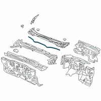 OEM 2019 Honda Civic Rubber, RR. Hood Seal Diagram - 74143-TEA-T01