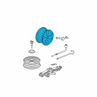 OEM 2004 Acura TSX Disk, Aluminum Wheel (17X7Jj) (Hitachi) Diagram - 42700-SEA-G91