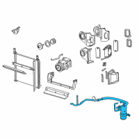 OEM Mercury Mountaineer Drier Diagram - F5TZ-19C836-A