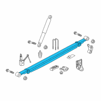 OEM Chevrolet Silverado Leaf Spring Diagram - 23144507