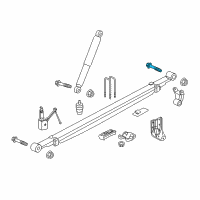 OEM Cadillac Seville Mount Bolt Diagram - 11588857