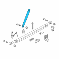 OEM 2018 Chevrolet Silverado 1500 Shock Diagram - 84043235