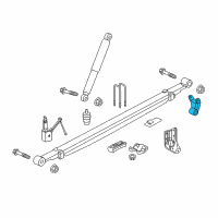 OEM 2019 GMC Sierra 1500 Shackle Diagram - 23439871