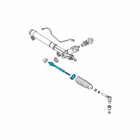 OEM Cadillac Escalade EXT Rod Kit, Steering Linkage Inner Tie Diagram - 19152329