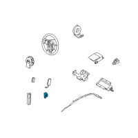 OEM 2004 Nissan 350Z Sensor-Air Bag, Front Center Diagram - 98581-CD000