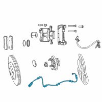 OEM Chrysler 300 Sensor-Anti-Lock Brakes Diagram - 4779244AD