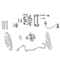 OEM Chrysler 300 Bolt-HEXAGON FLANGE Head Diagram - 6104258AA