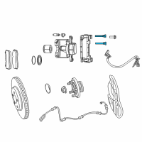 OEM 2021 Dodge Charger Bolt-HEXAGON FLANGE Head Diagram - 6510853AA