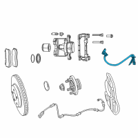 OEM 2017 Dodge Challenger Line-Brake Diagram - 5290842AF