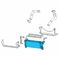 OEM 2016 Ram 3500 Cooler-Charge Air Diagram - 52014733AC