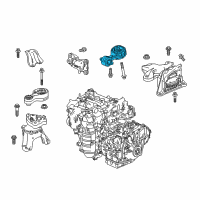 OEM 2018 Honda Accord Rod, Torque (Lower) Diagram - 50890-TVC-A31