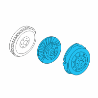 OEM 2018 Ford Mustang Clutch Diagram - JR3Z-7B546-B