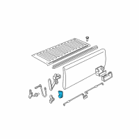 OEM 2000 Chevrolet K3500 Hinge Diagram - 15691088