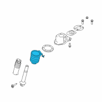 OEM 2008 Ford Taurus X Coil Spring Diagram - 8A4Z-5560-E