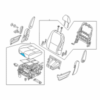 OEM 2018 Kia Sedona Pad Assembly-Rear Seat Cushion Diagram - 89150A9080