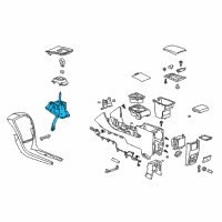 OEM Cadillac Shifter Diagram - 19167874