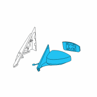 OEM 2009 Nissan 350Z Mirror Assembly-Door, R Diagram - K6301-CF000